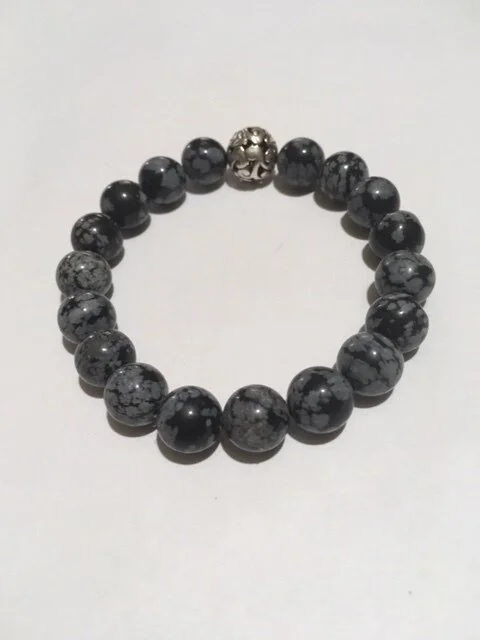 +Snowflake Obsidian Gemstone