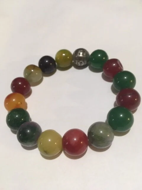 +Assorted Agate Gemstone (14mm)