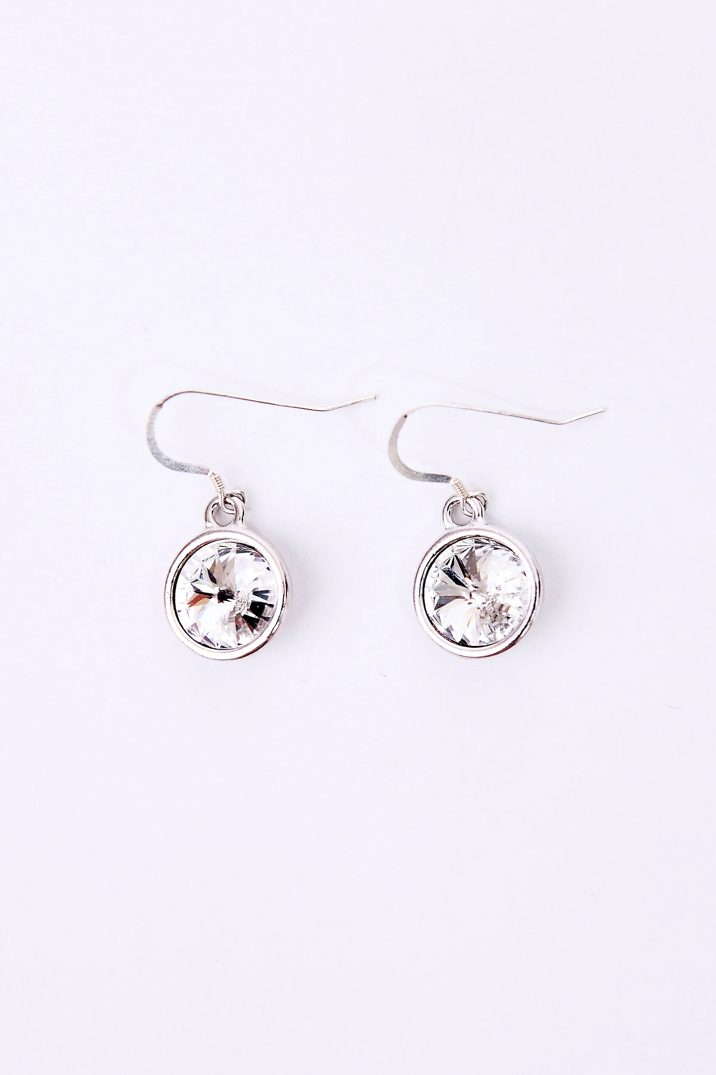 Clear Rivoli Earrings