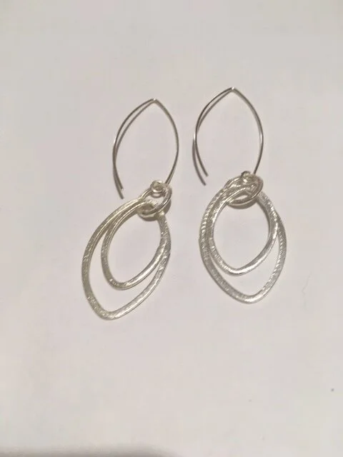 +XL Silver Plated Double Link Oval