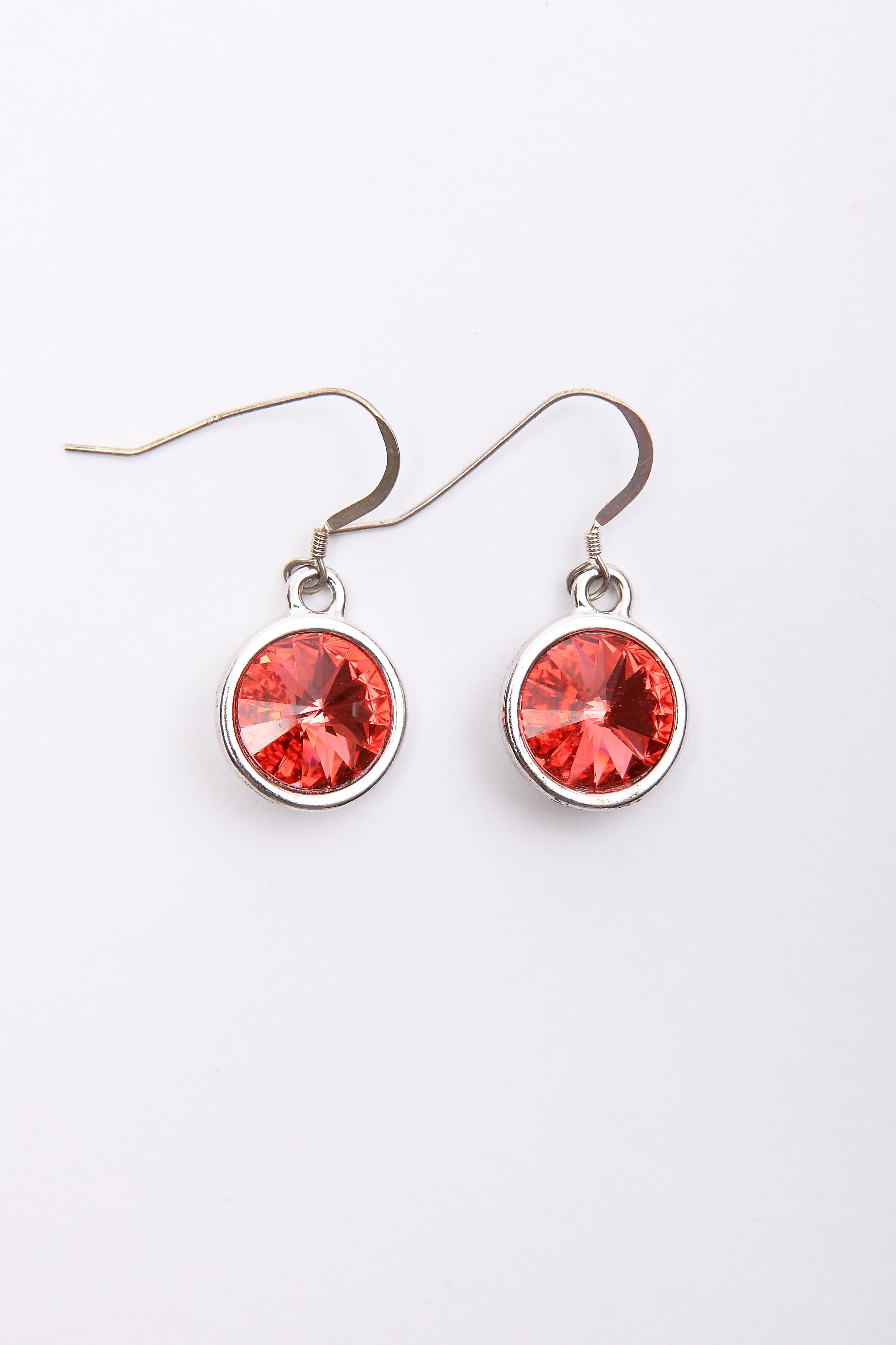 +Padparadsha Rivoli Earrings