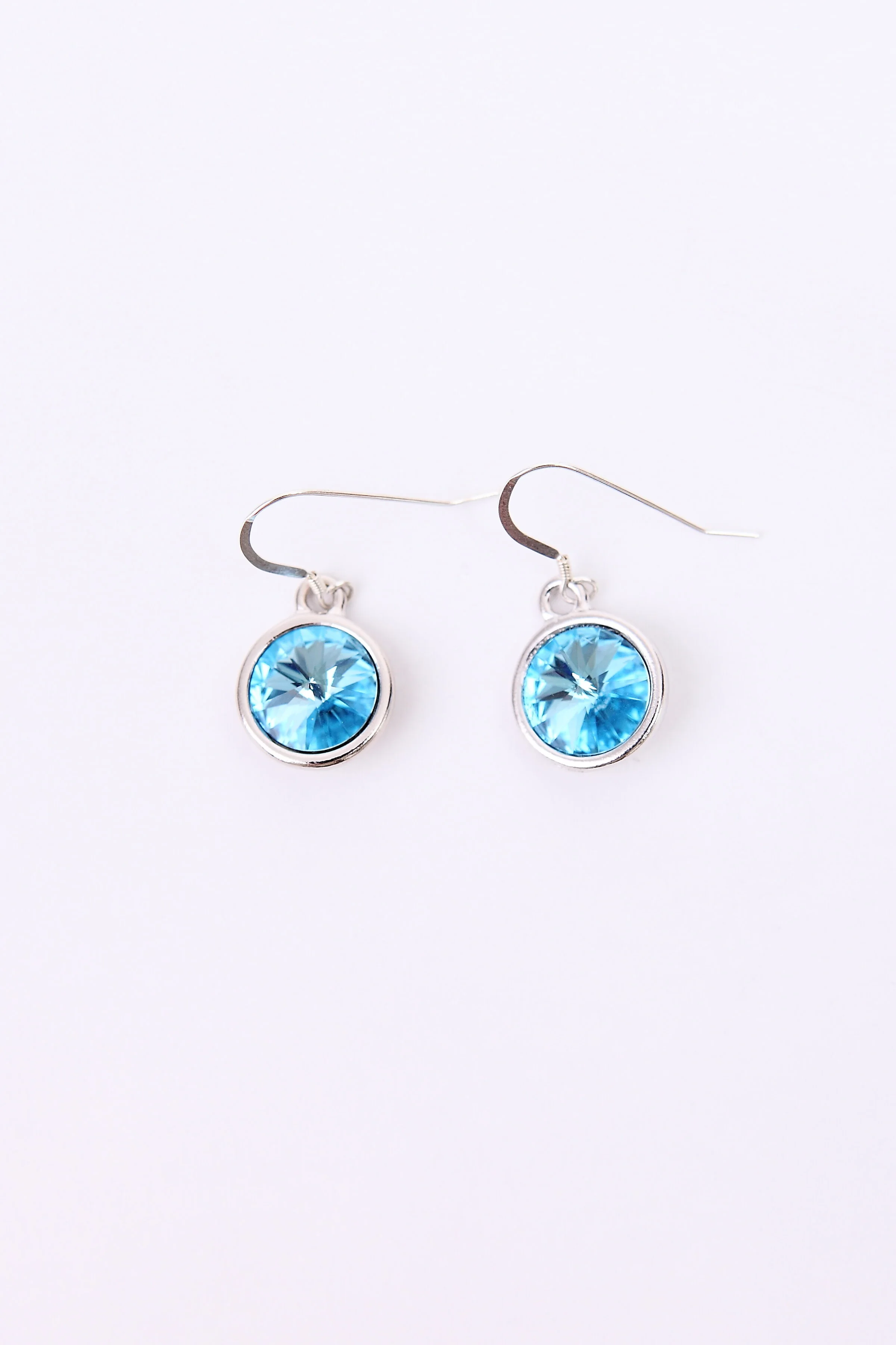 +Aquamarine Rivoli Earrings