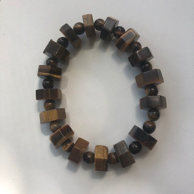 Tigereye Hexagon 12mm