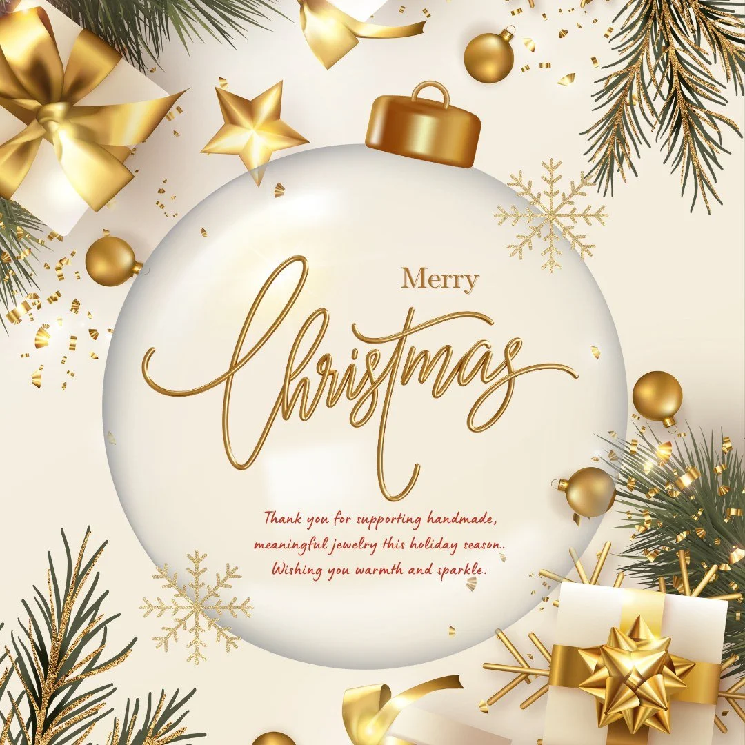 This holiday season, I want to extend my deepest thanks to you for supporting Cindy David Designs ✨

Each piece is created with intention &mdash; to celebrate beauty, meaning, and the stories we carry with us. Your support allows this small business 