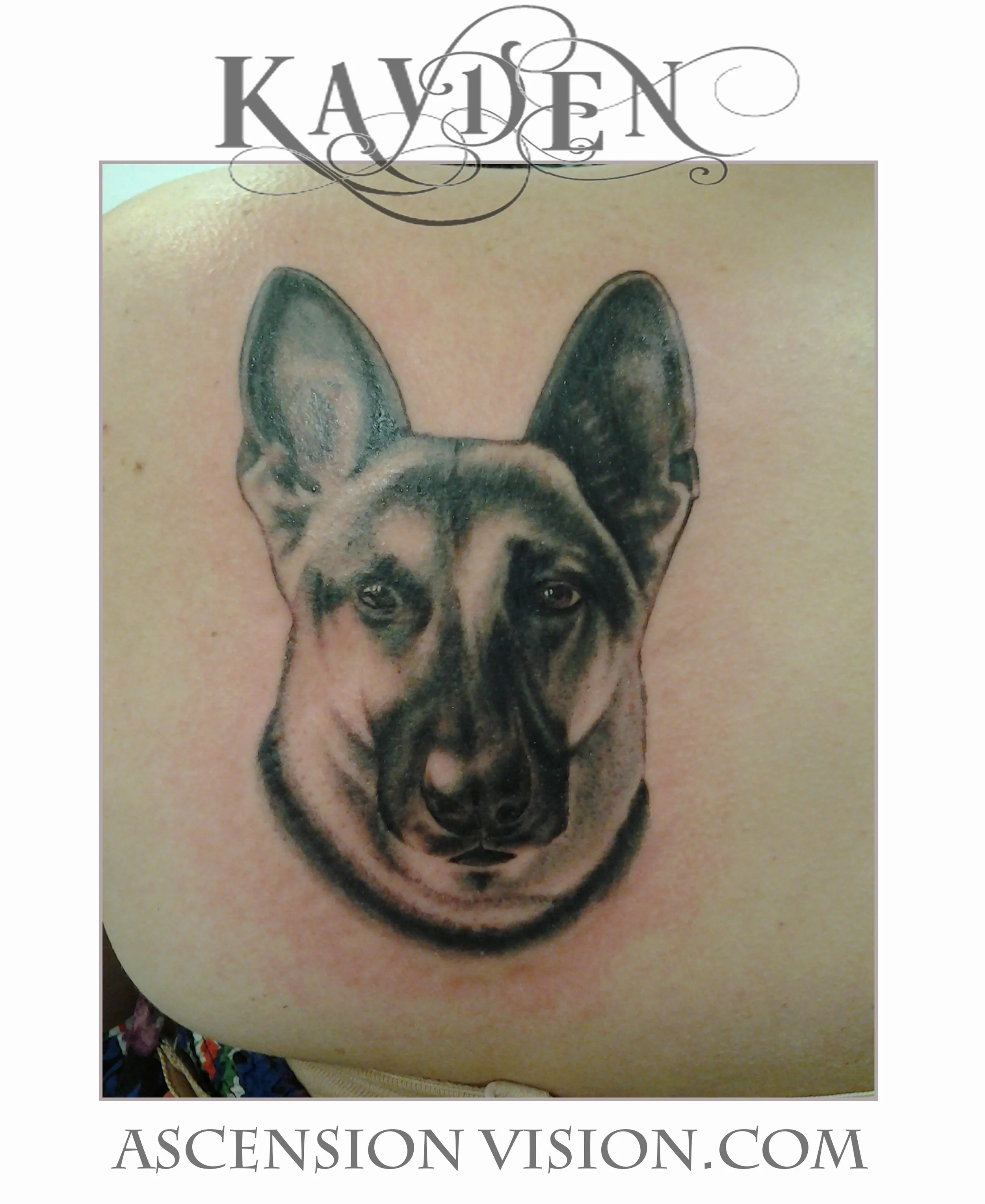 Dallas Tattoo Artist Kayden DiGiovanni denver Addison Texas portrait blac gray german shepard dog pet pug realism rip memorial tribute 3d ascension vision.jpg
