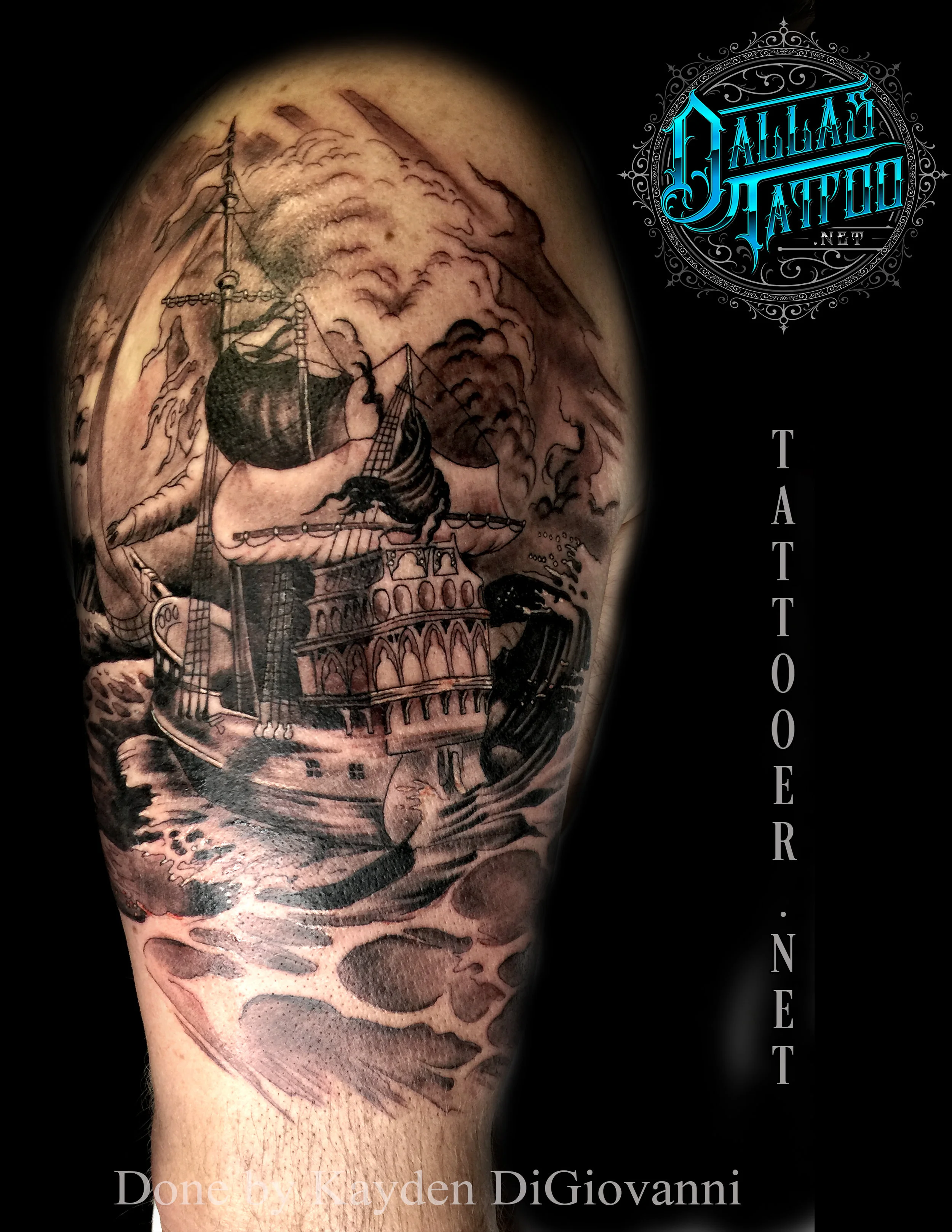 Black and Gray — Tattooer . net