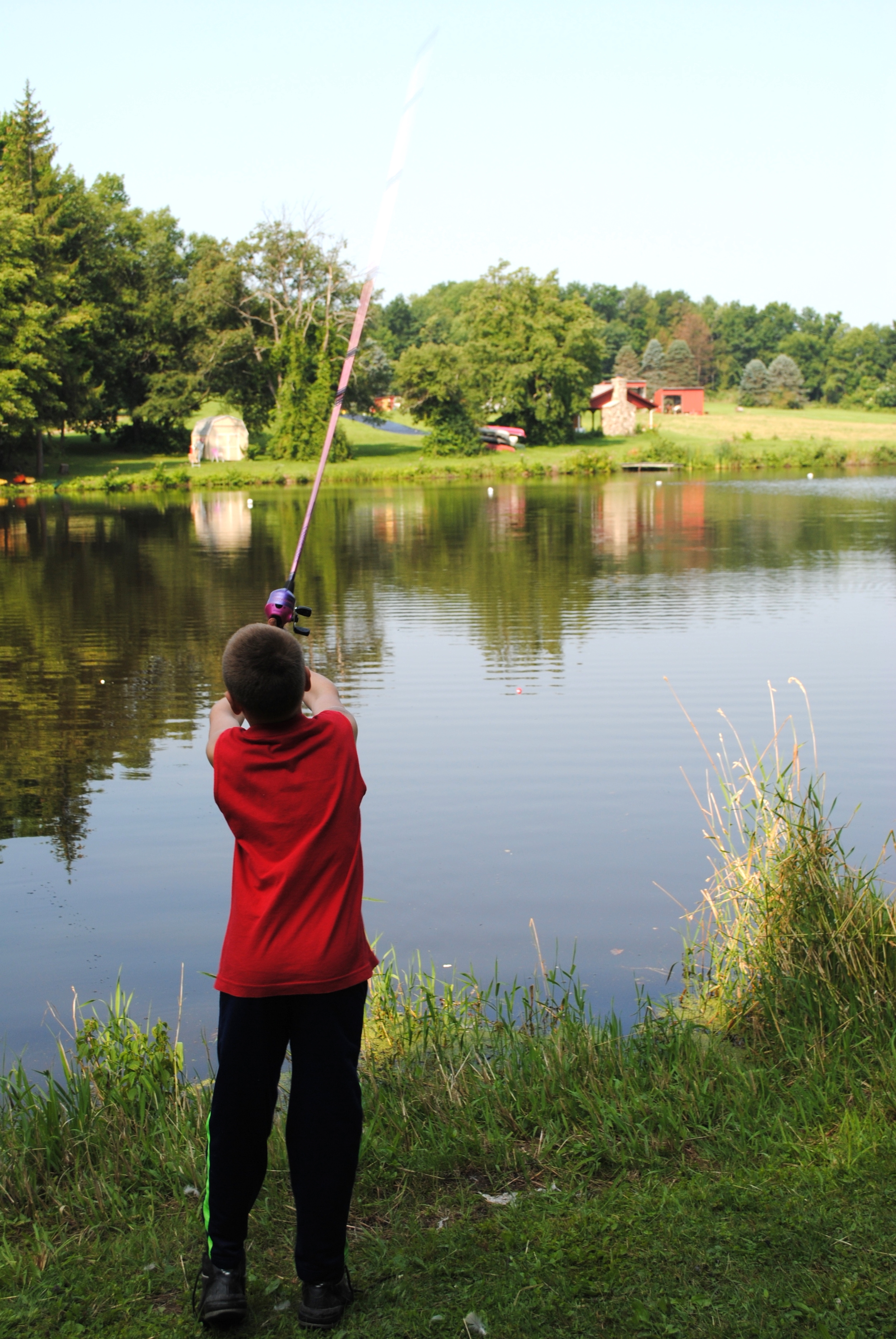 Fishing at the Pond