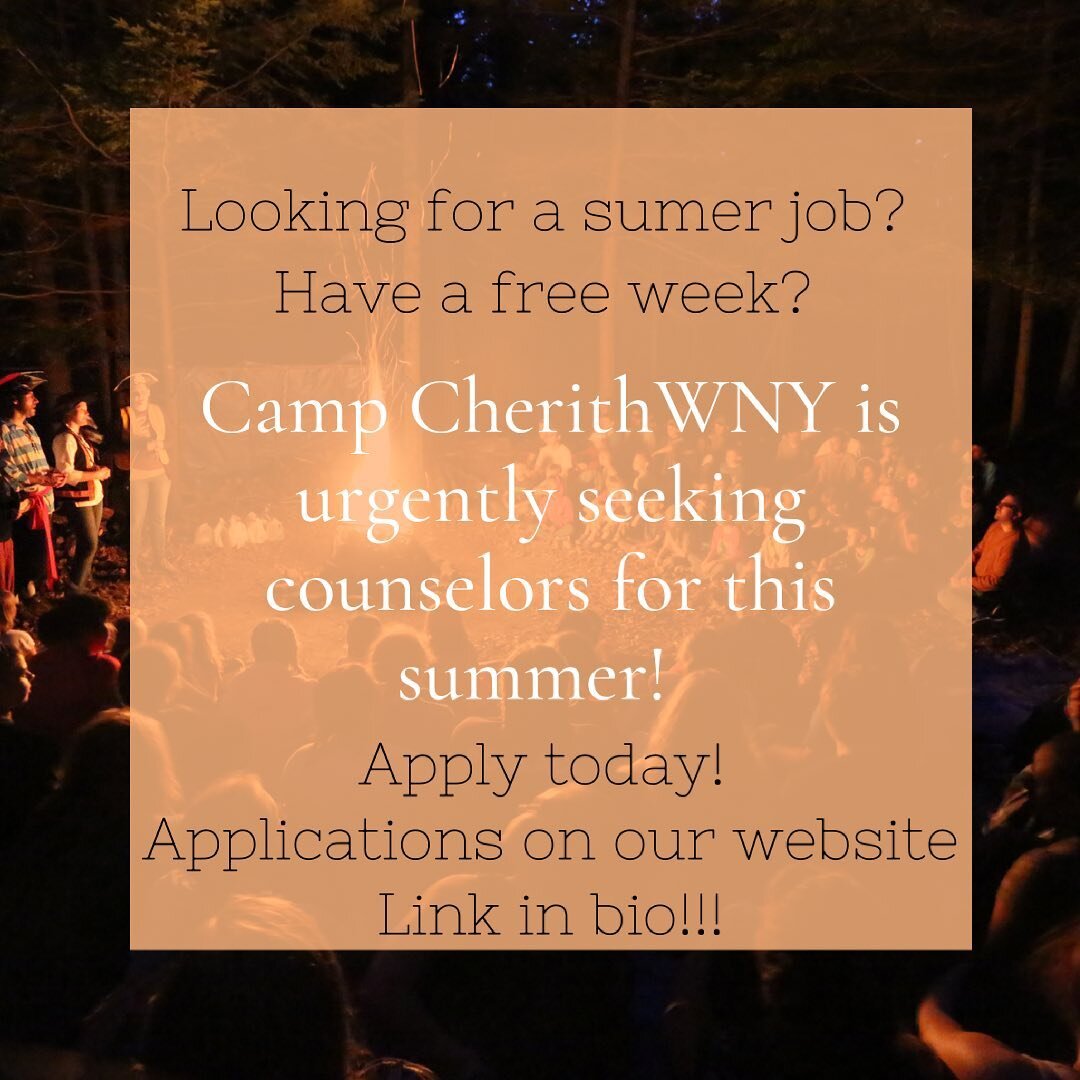 CCWNY is urgently seeking staff members this summer! Have a free week? Come join us at camp! 
🏕
Message us or check the link in our bio for more info!