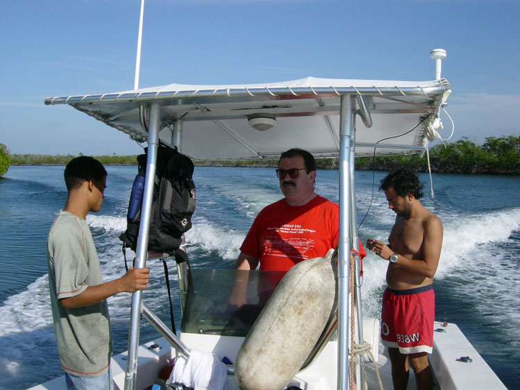  Vice President Jeremy Schomberg in command of the Aquasport 