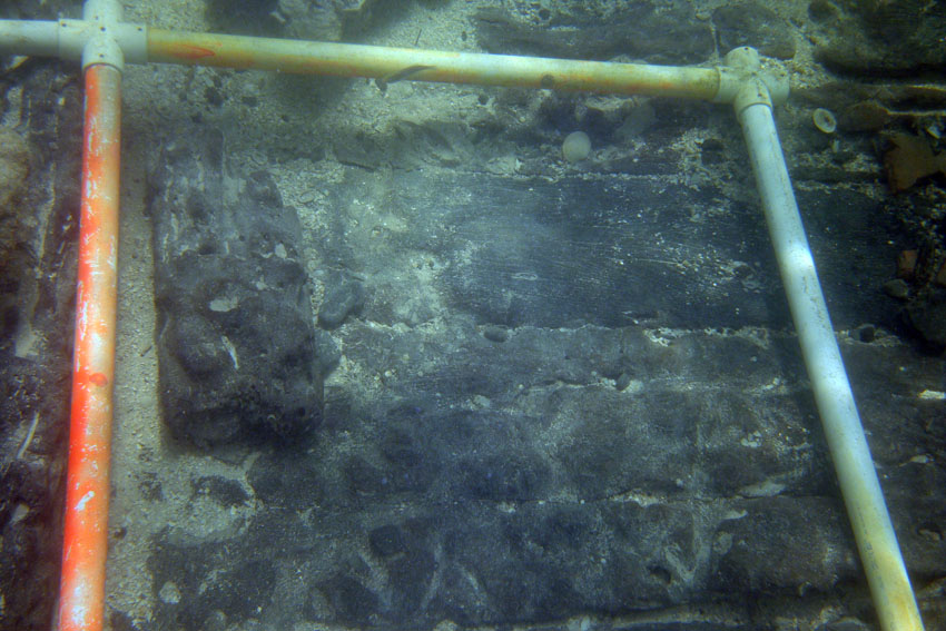  The cargo deck on The Tile Wreck 