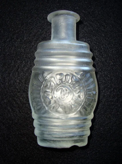 The large barrel lead crystal perfume bottle