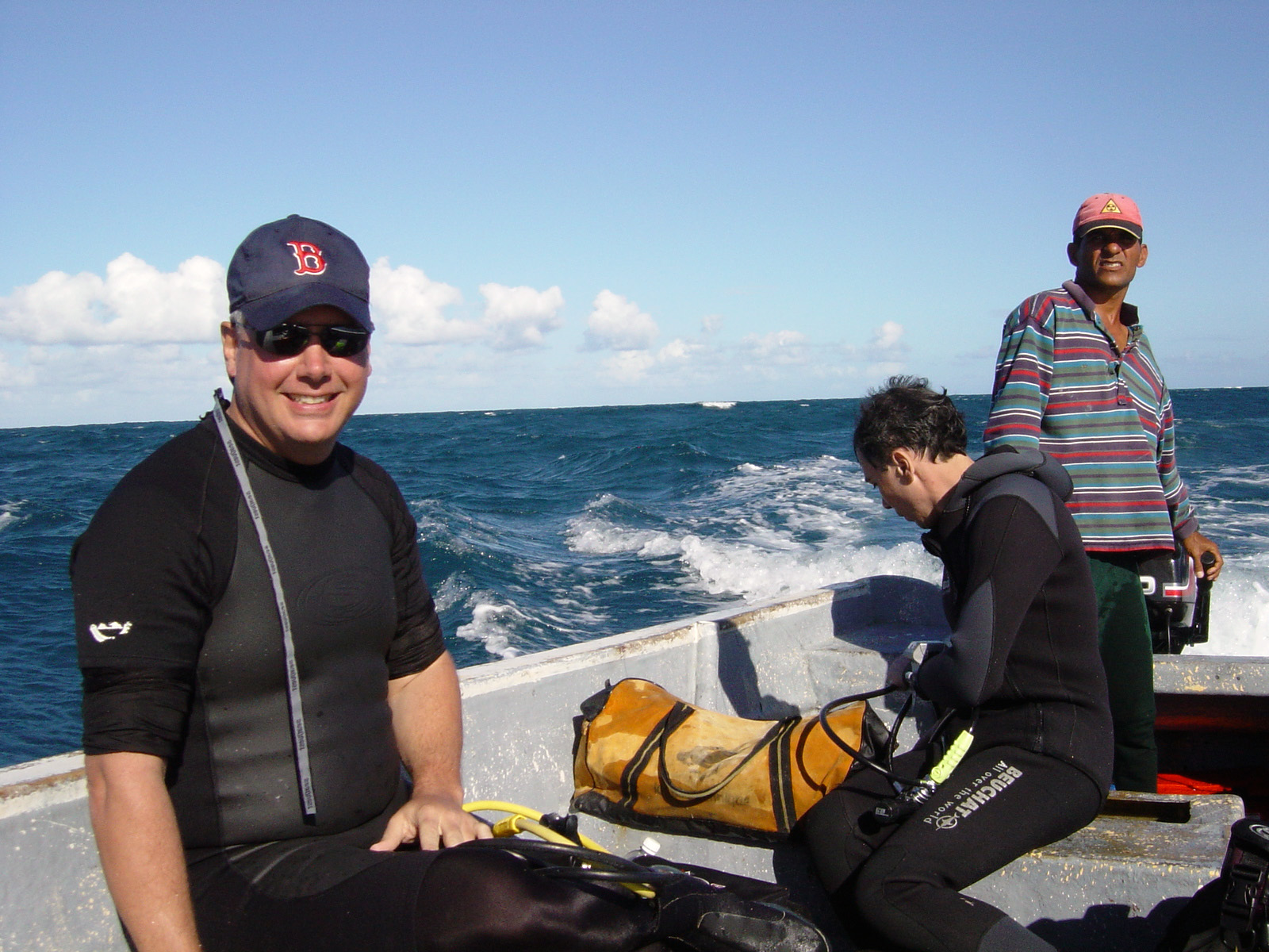  Smiling Patrick Enlow and Dr. Francois Gendron on the way home 