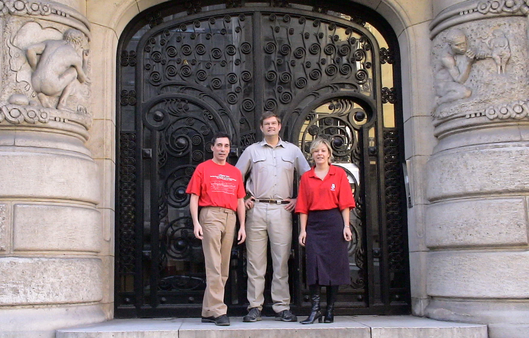 Dr Francois Gendron, Dr Simon Spooner and Florence Prudhomme