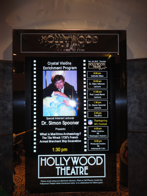 The Hollywood Theatre on the Crystal Serenity