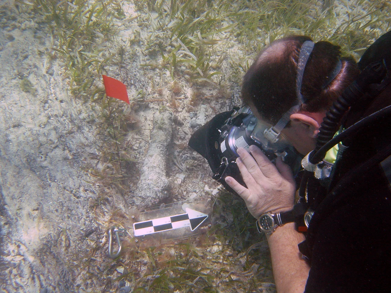 Jeremy documenting the bolt