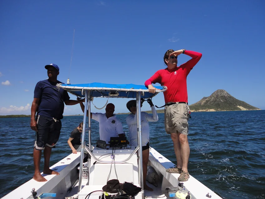 Looking out for buoys which have been dropped on Mag hits