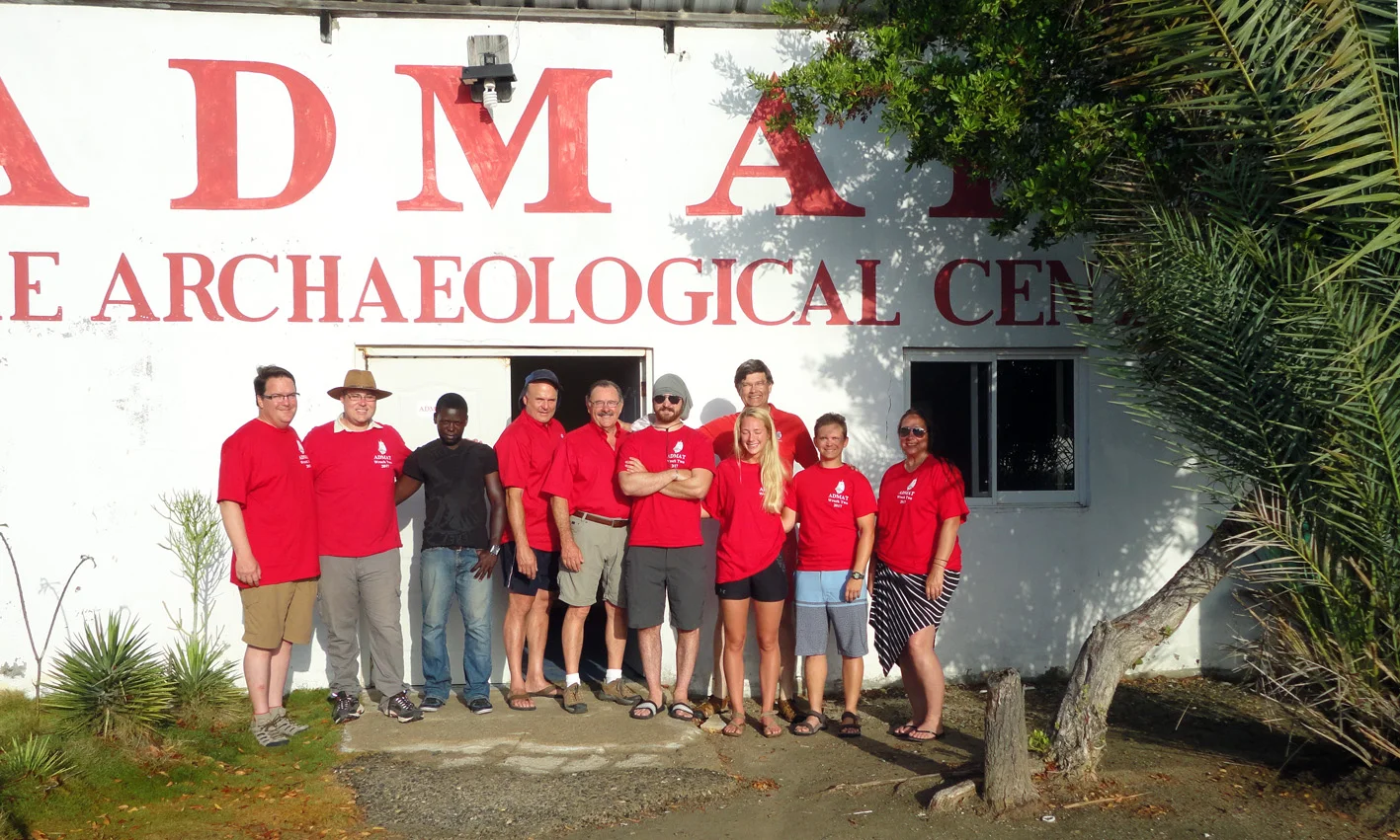 ADMAT's Wreck Two maritime archaeological team. The group successfully conducted the archaeological survey of this shipwreck, located in the historic Monte Cristi Bay on the north coast of the Dominican Republic.