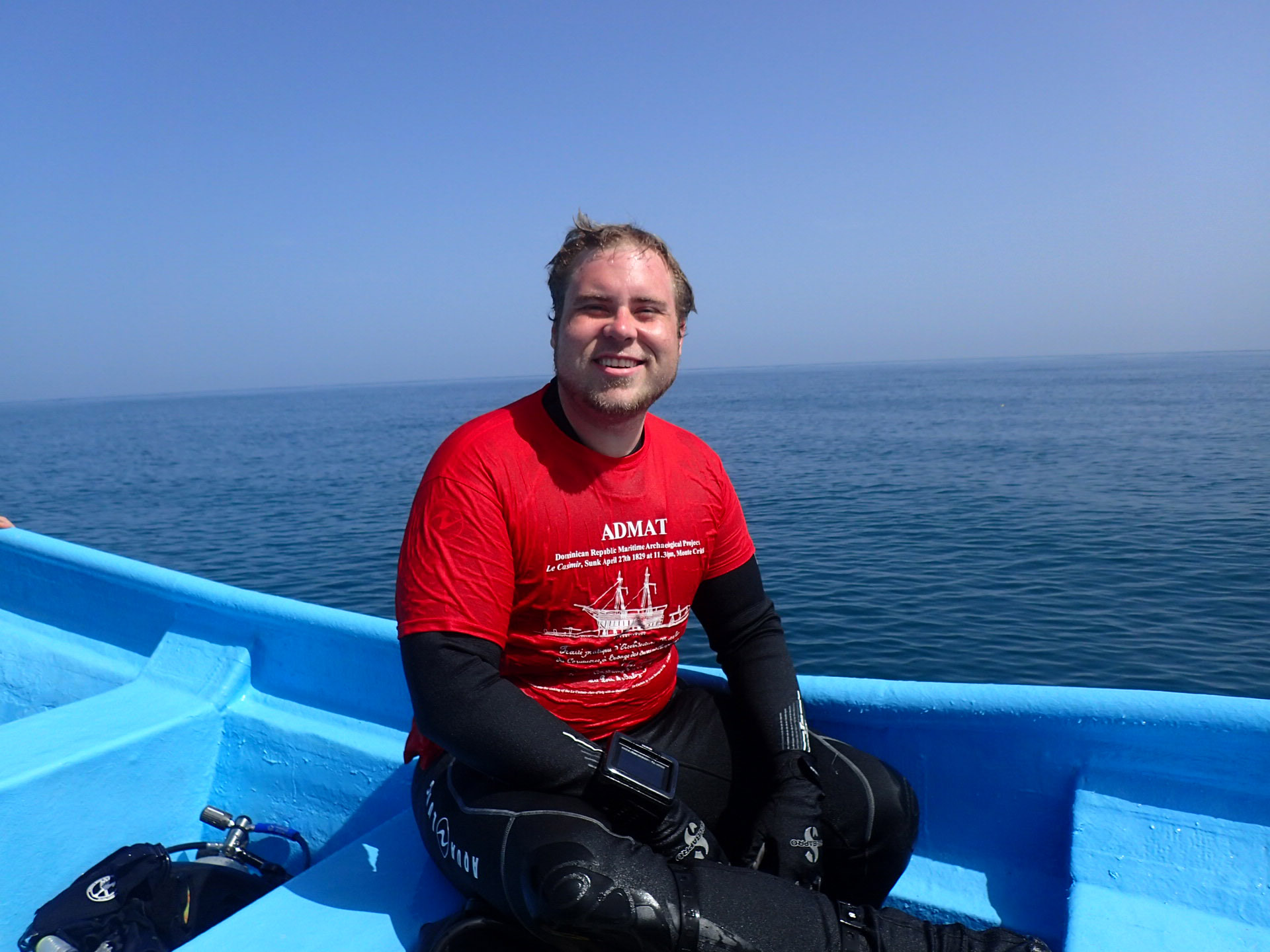 Happy Stephen after a great dive