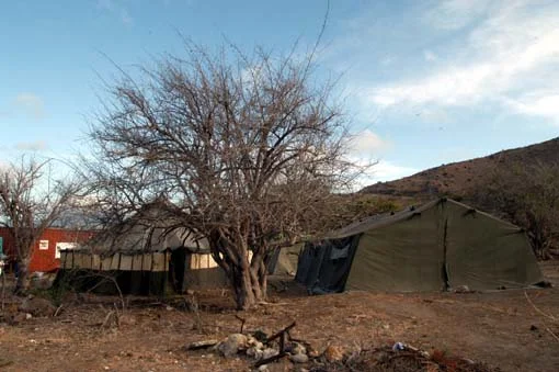 The camp nearly finished
