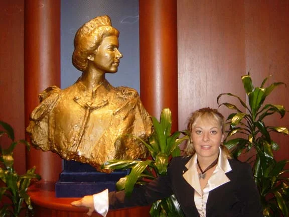Florence with Queen Elizabeth