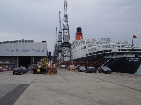 At the Queen Elizabeth Terminal