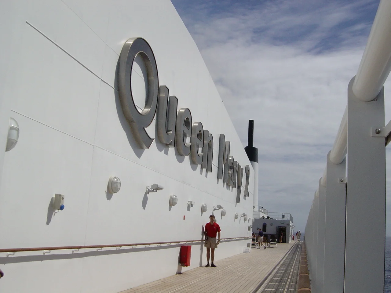 The Queen Mary 2 promenade