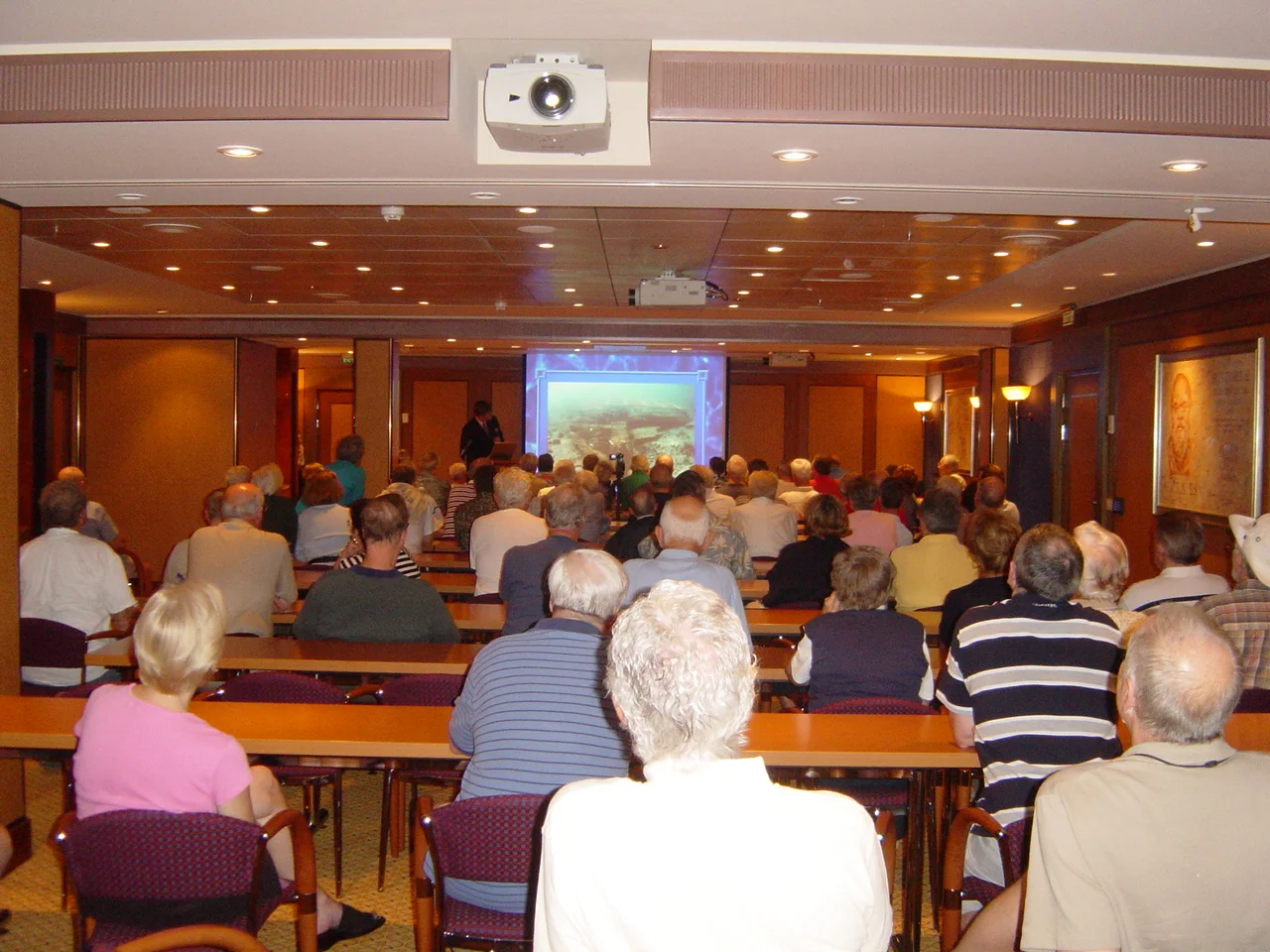 A view from the back