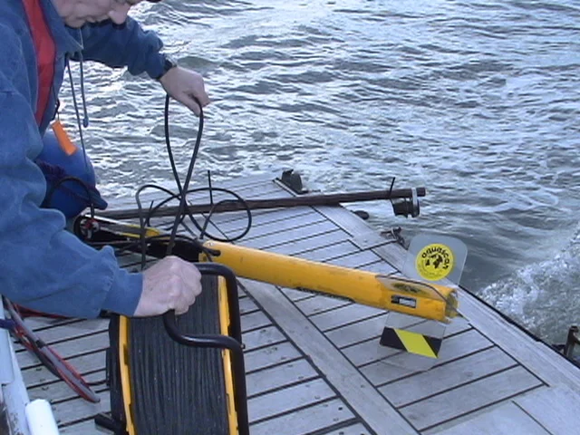 Getting the "fish" ready for deployment