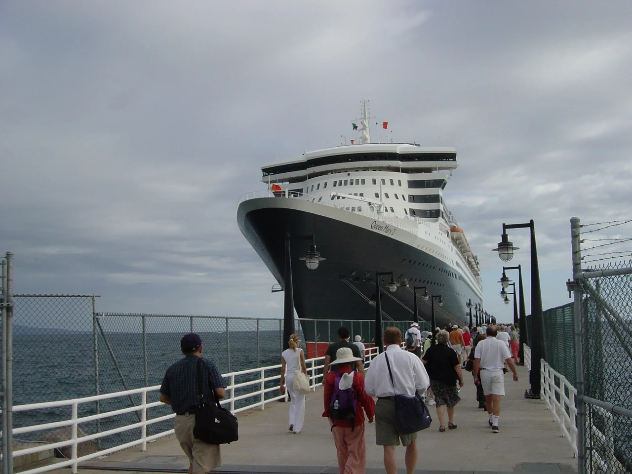 Passengers return after a successful day in St Kitts