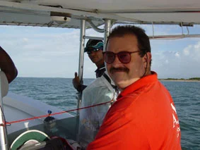 Jeremy takes the Aquasport to greet Passion