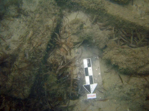 Two iron ballast bars