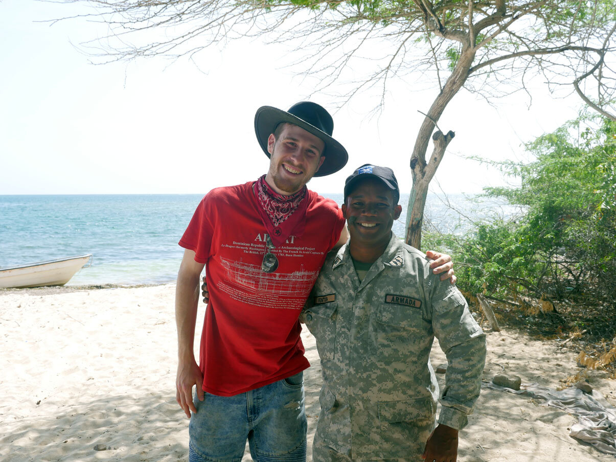 Connor Grzesiak and Lt Venture from ONPCS.