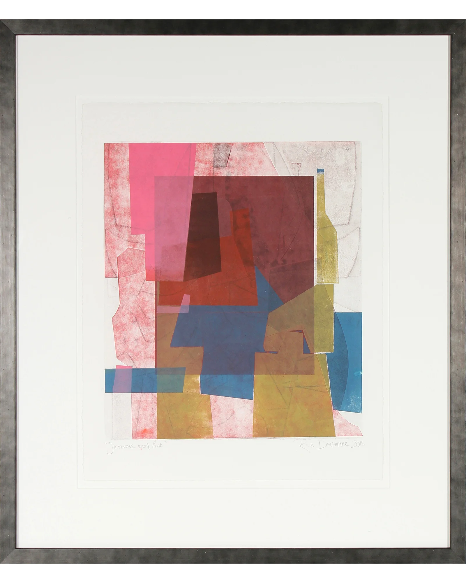 'Skyline with Pink', $645, available at Serena and Lily .