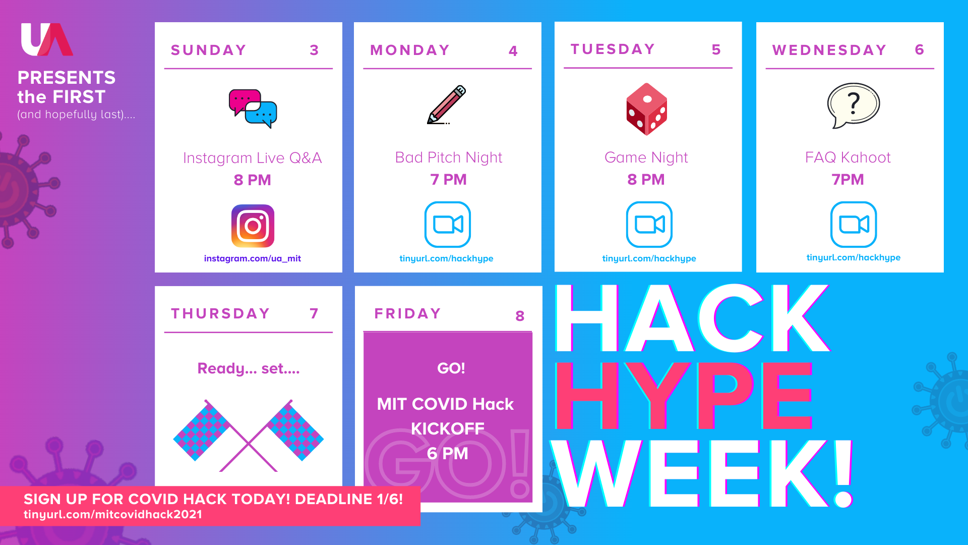Hack Hype Week – Undergraduate Association