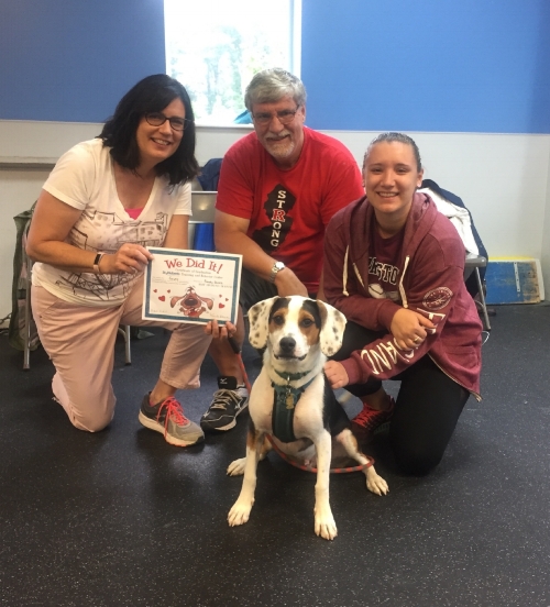 Casey, an alumnus of St. Hubert's, recently graduated from training!