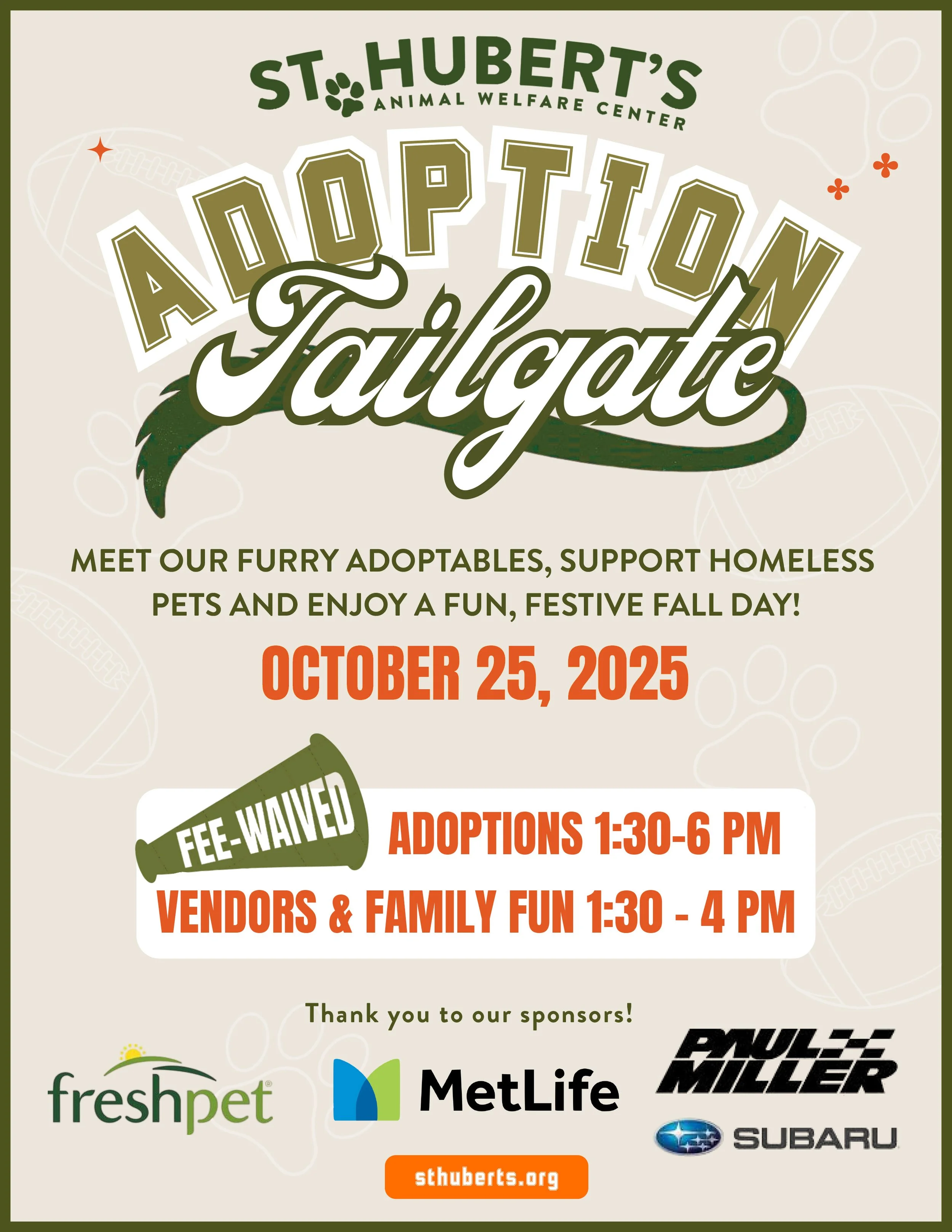 Adoption Tailgate Event