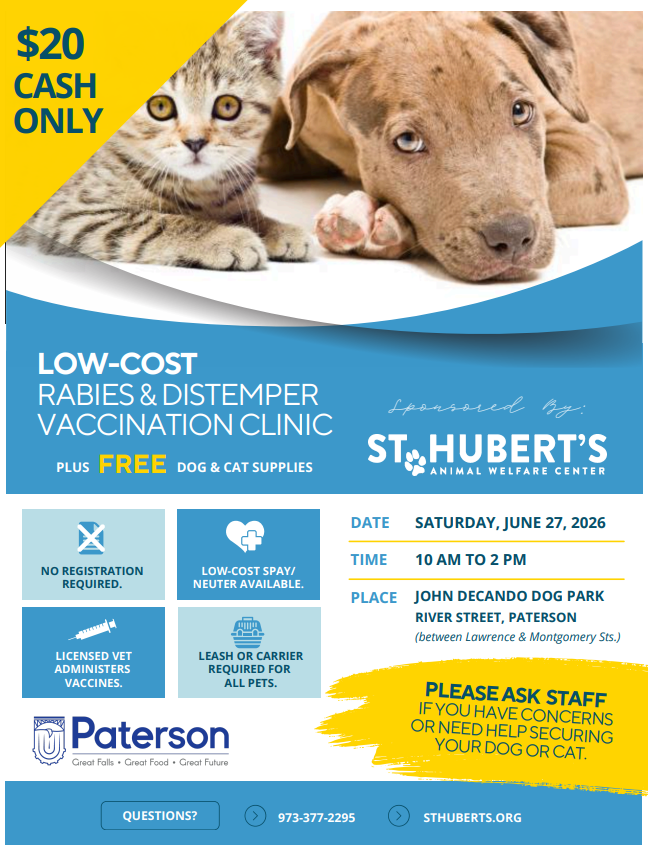 June 2026 Paterson Vaccination Clinic