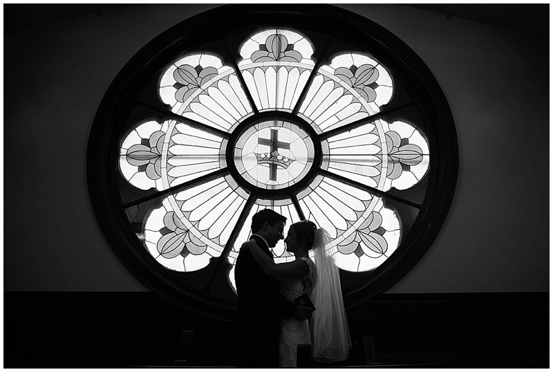 This moment happened during the first look, but I didn't capture it the way I had envisioned, so we recreated it after Angie & Pete were ready to move on to portraits.