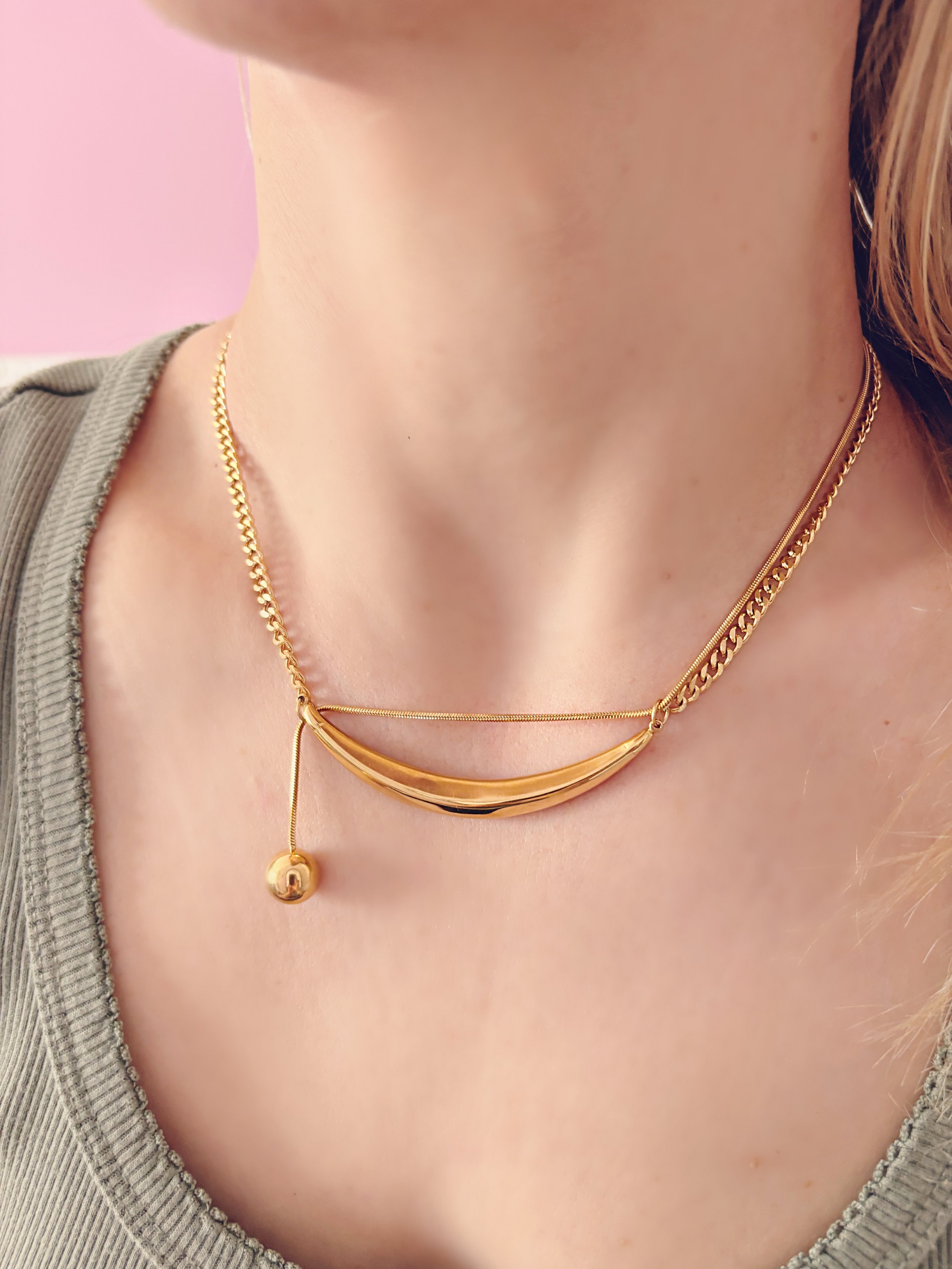 Collier Fyss doré