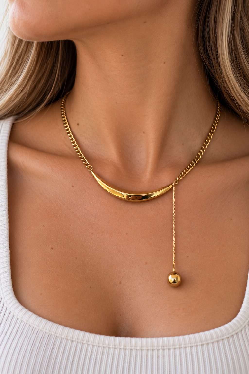 Collier Fyss doré