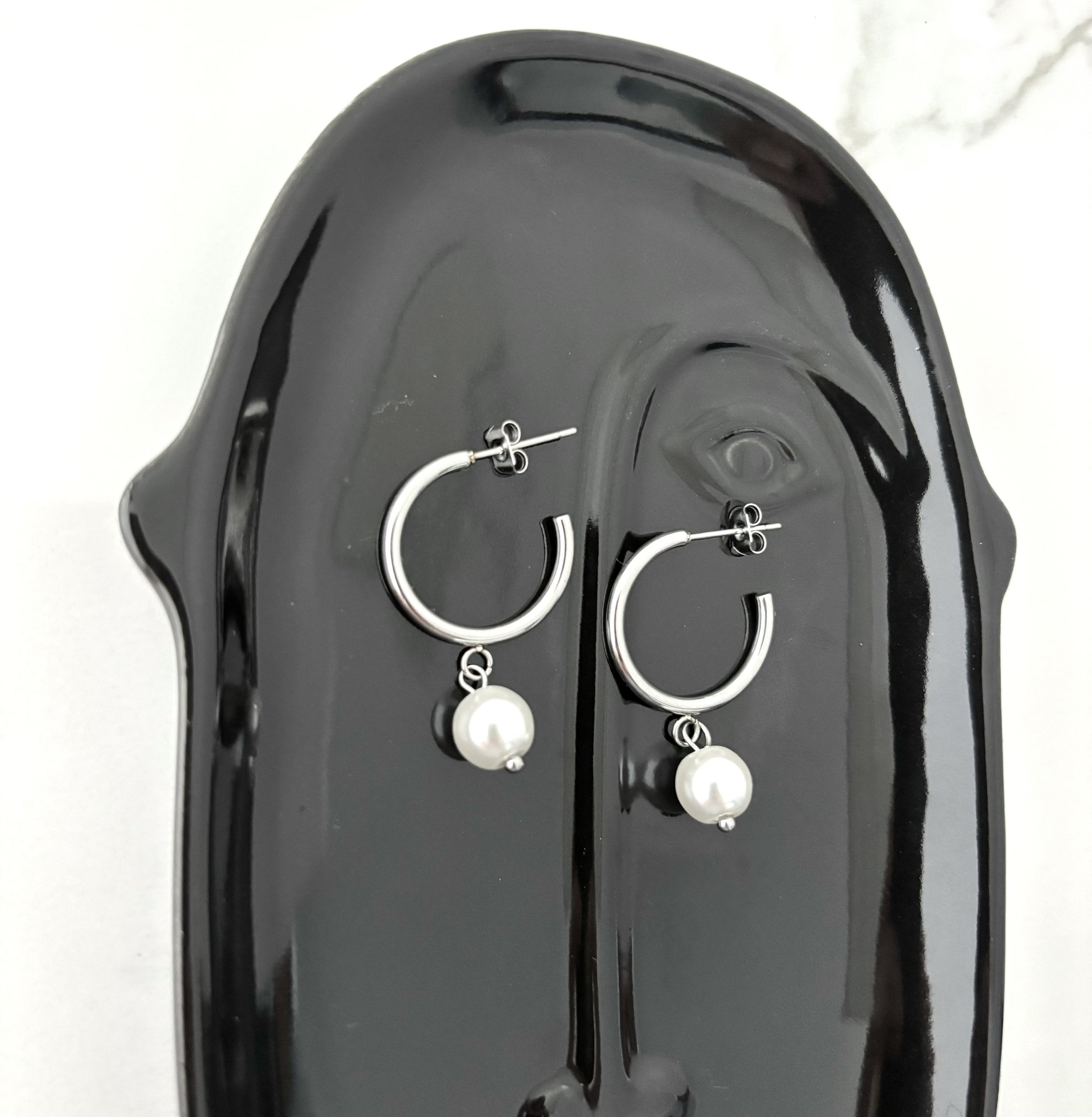 Boucles-d'oreilles Blanche