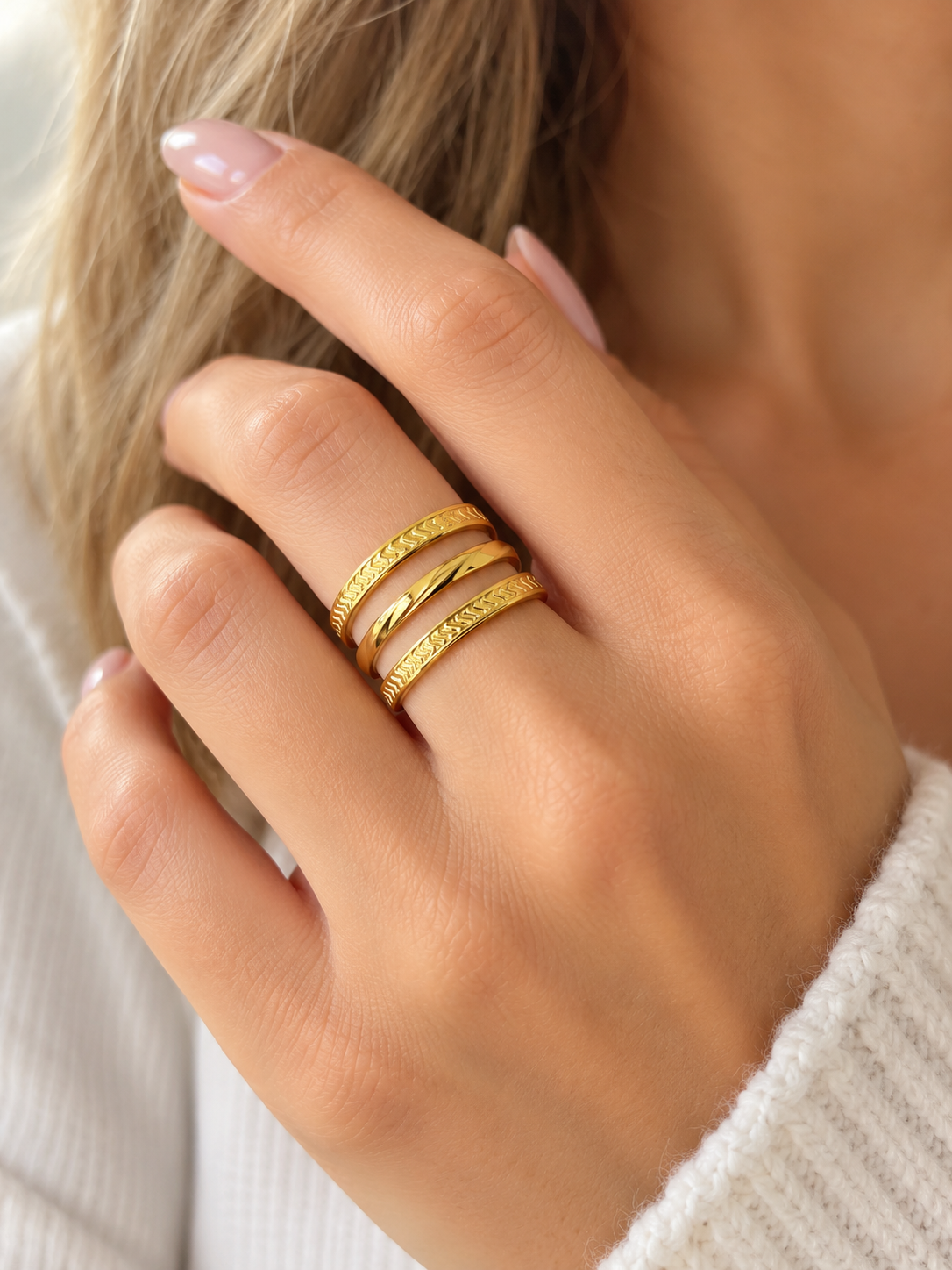 Bague Gracia dorée