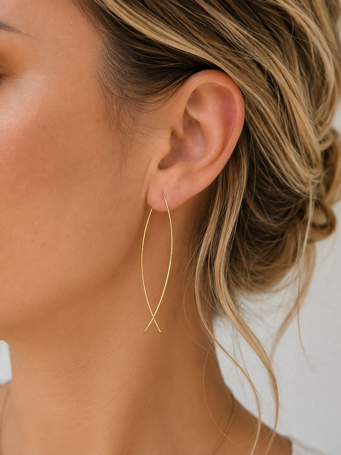 Boucles Vicky dorées