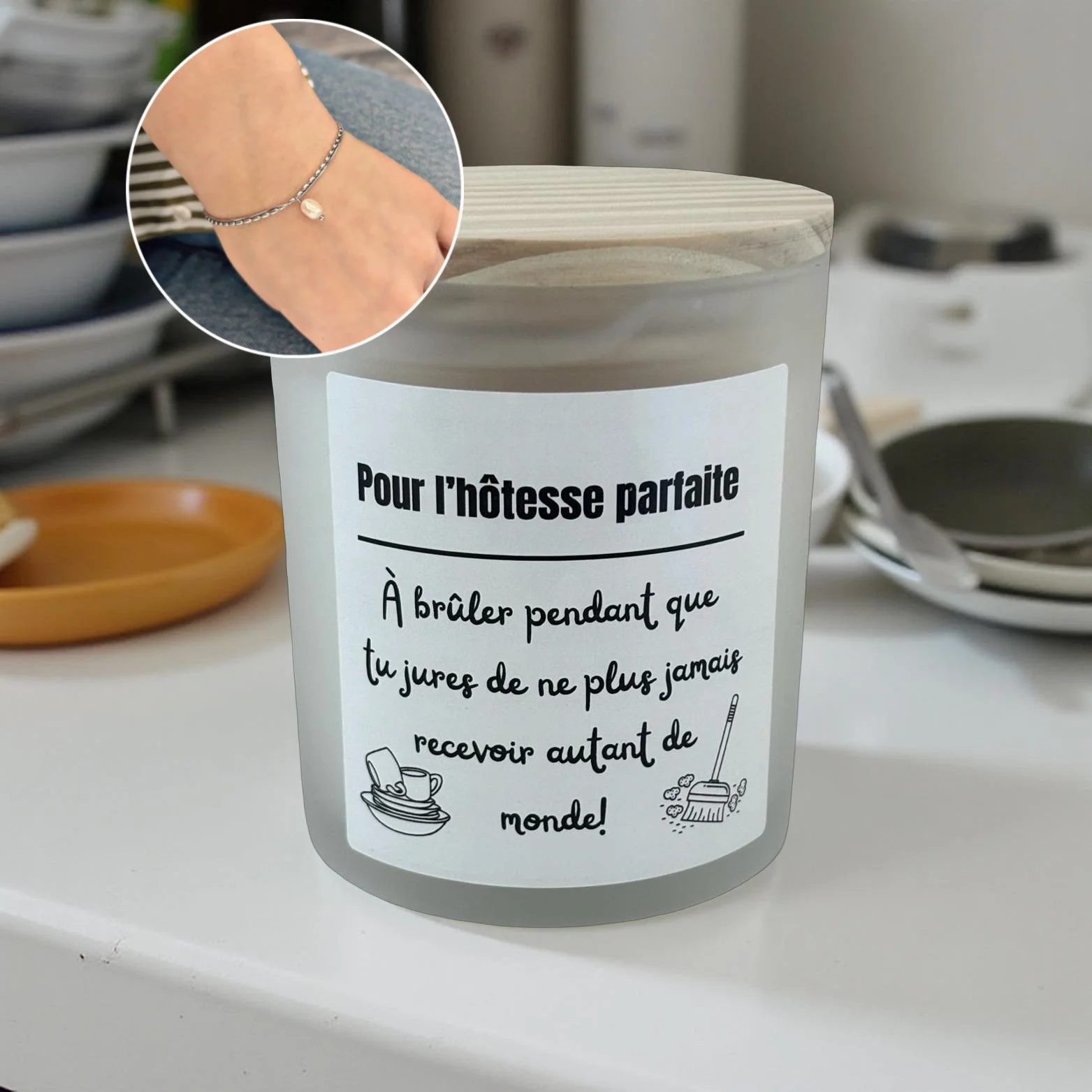 Chandelle pour l’hôtesse parfaite