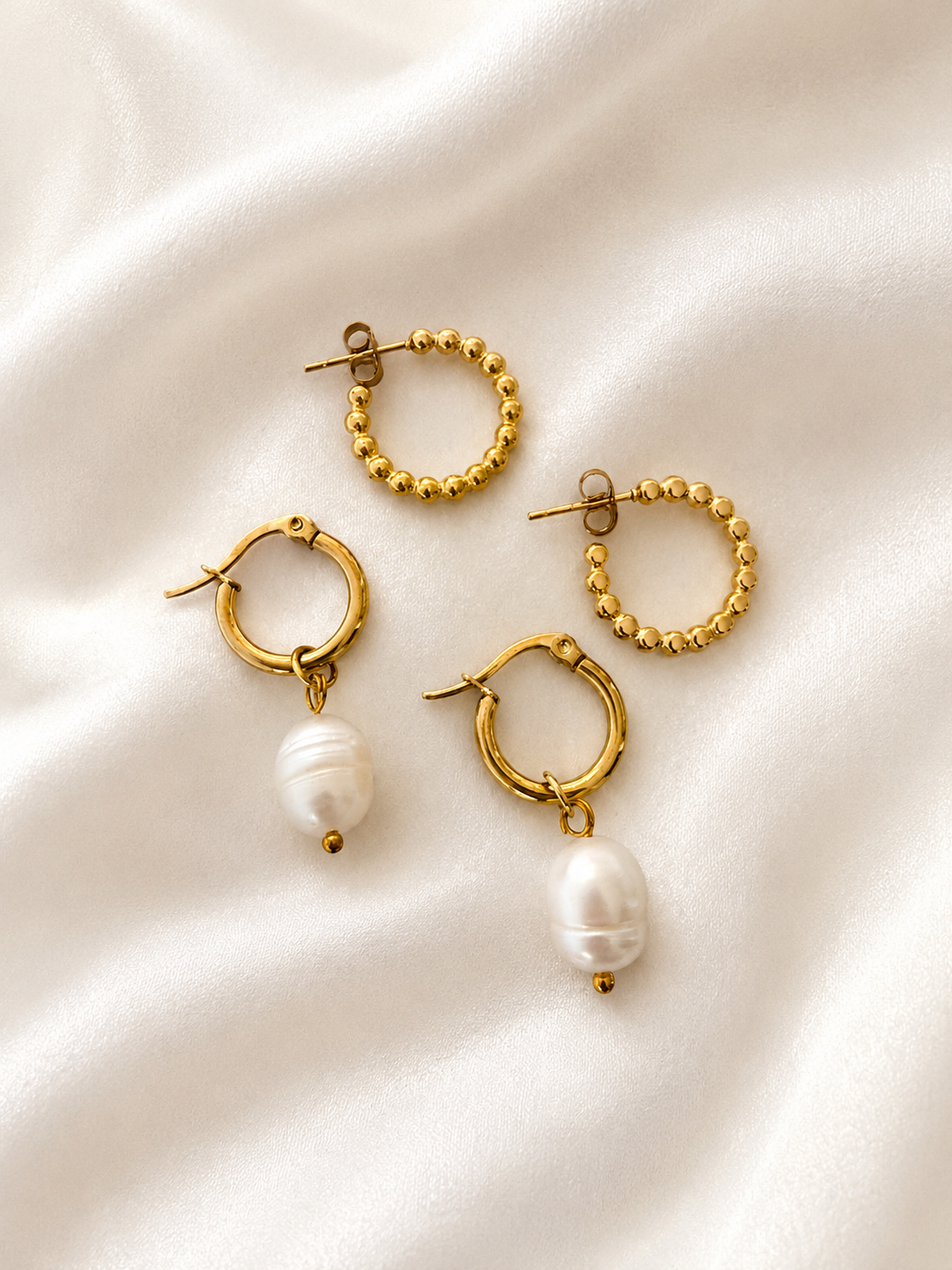 Duo de boucles dorées