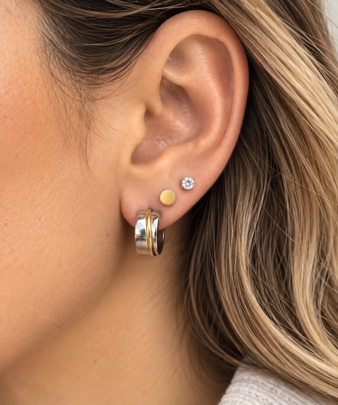 Trio de boucles Petina