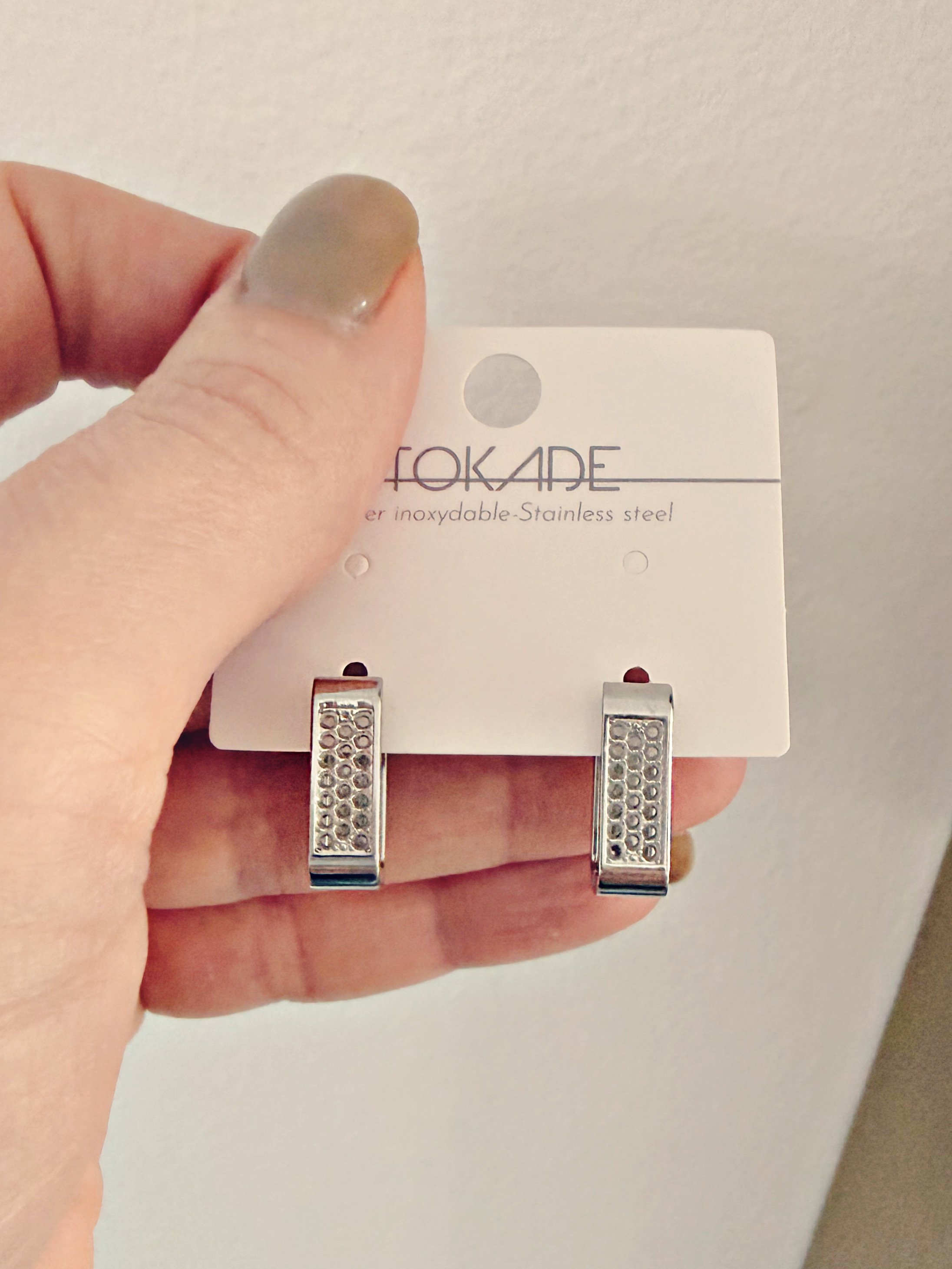 Boucles d’oreilles Sloane en acier inoxydable par Tokade