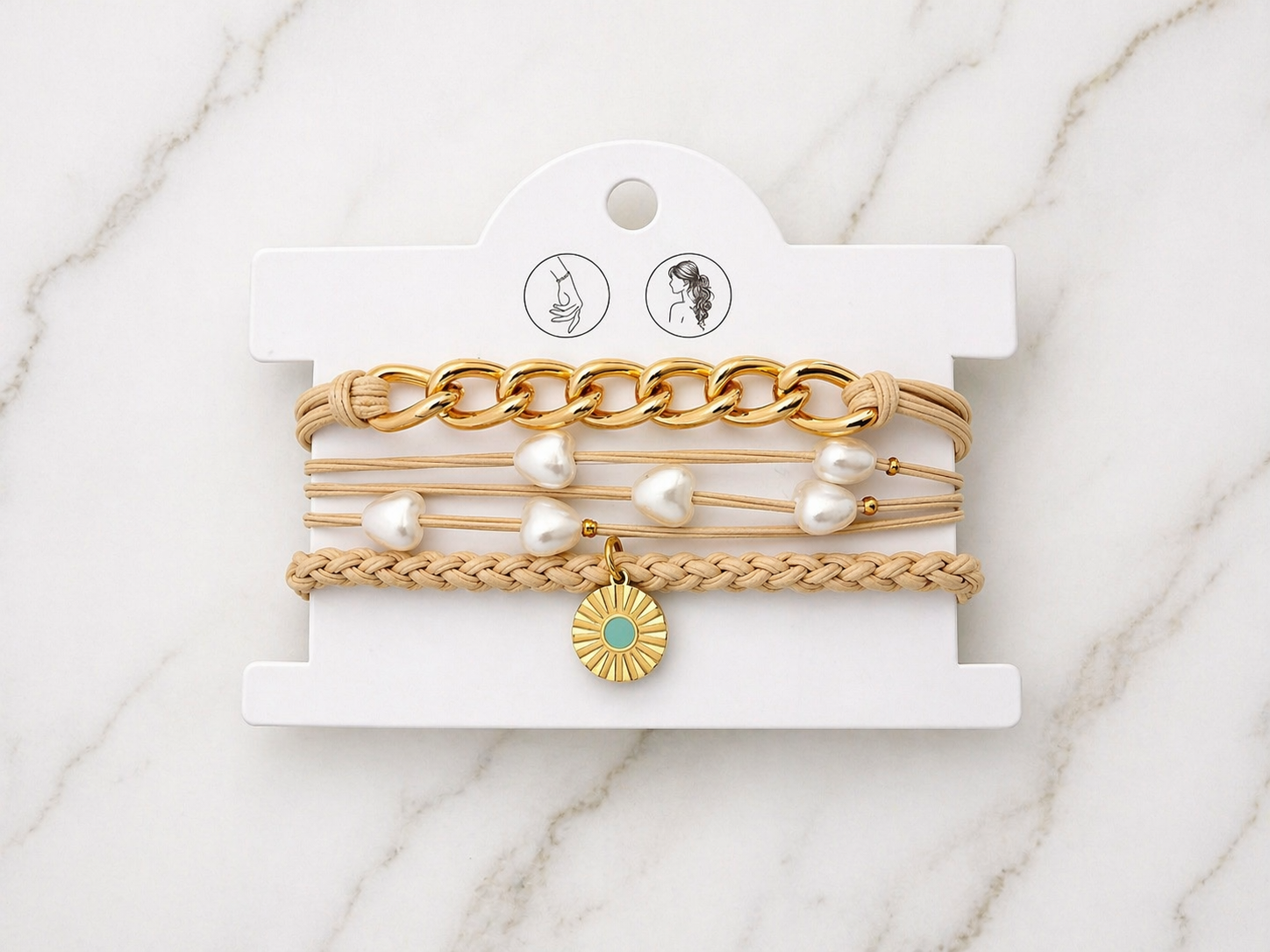 Élastiques à cheveux pouvant être portés en bracelets - Tokade