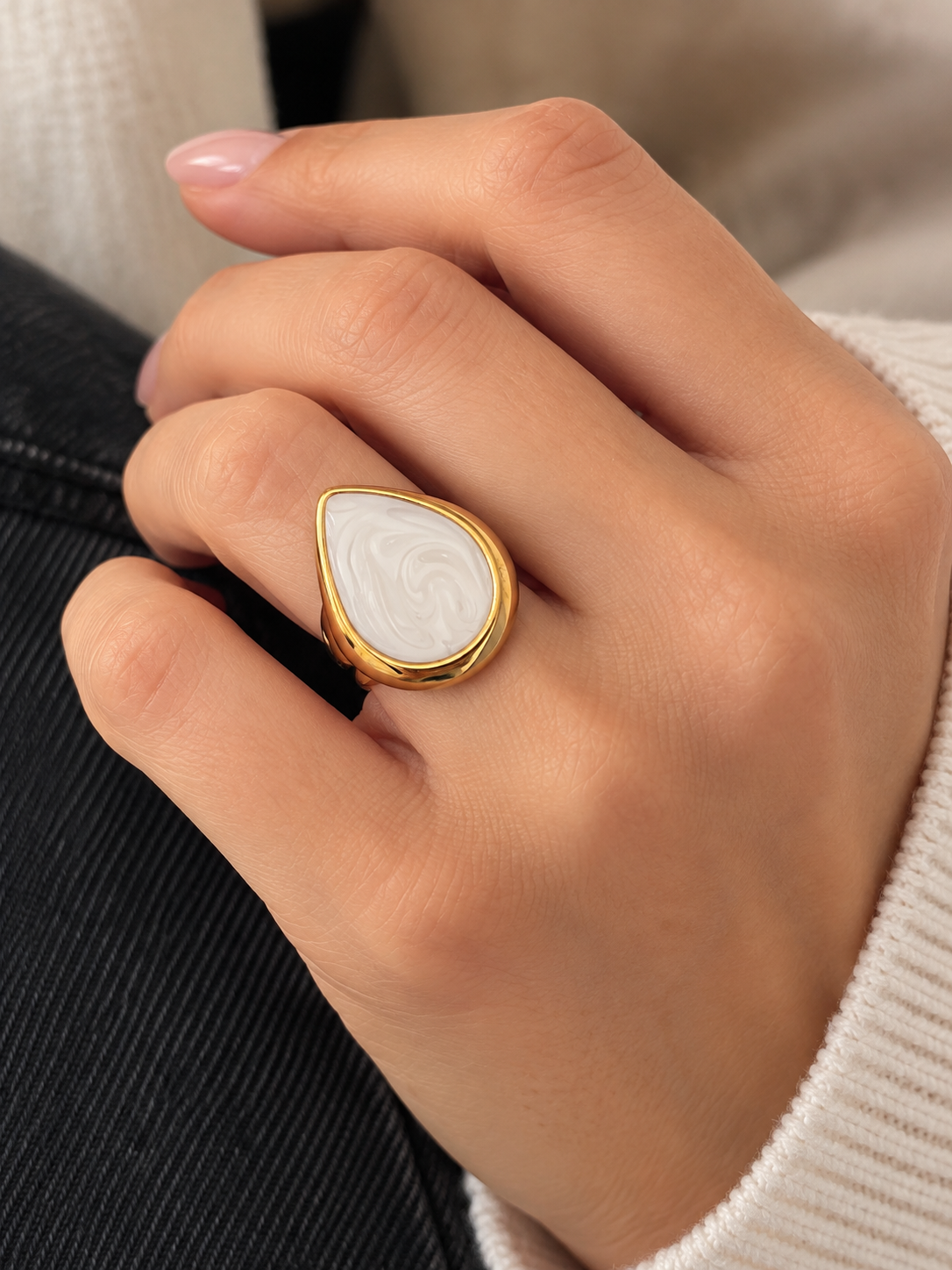 Bague Gaïa dorée