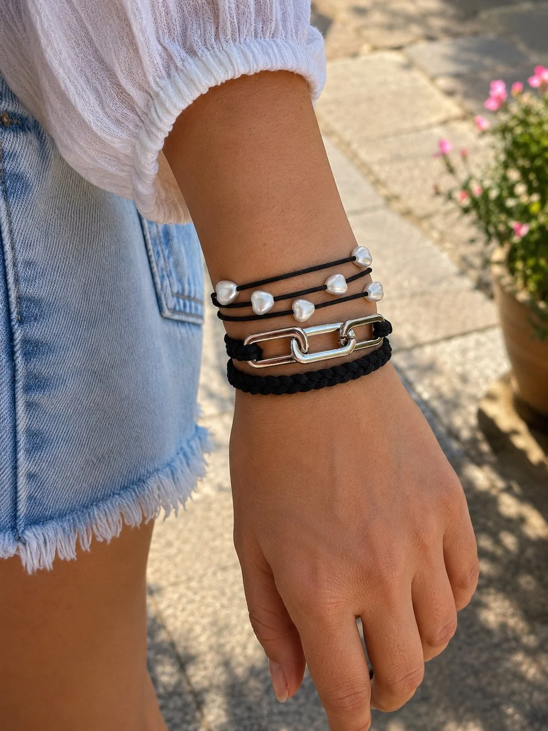 Lot de 3 élastiques a cheveux / Bracelets